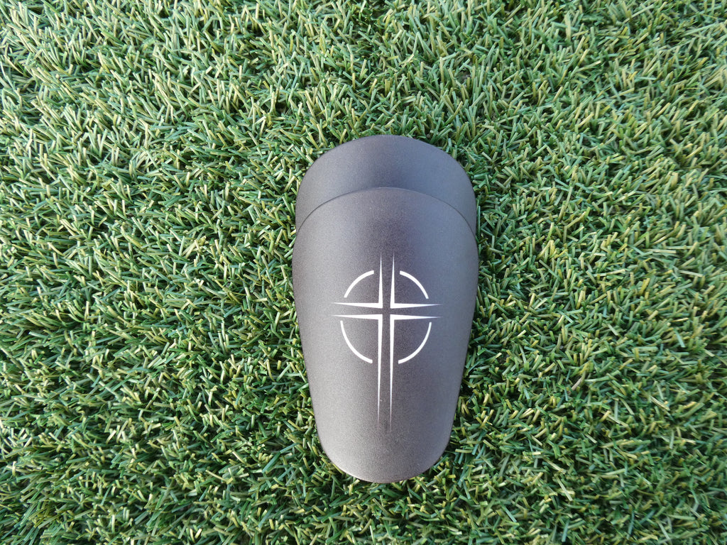 Schwarze Mini Shinpads